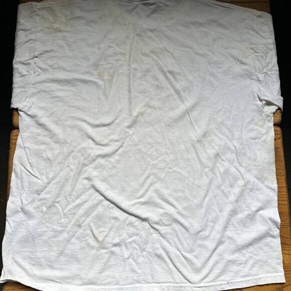 Delta Pro Weight T-Shirt XL White Boston Bruins Ice Hockey Team Graphic - Picture 4 of 4